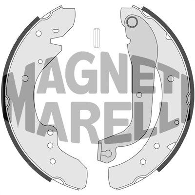 MAGNETI MARELLI Тормозные колодки 360219192245